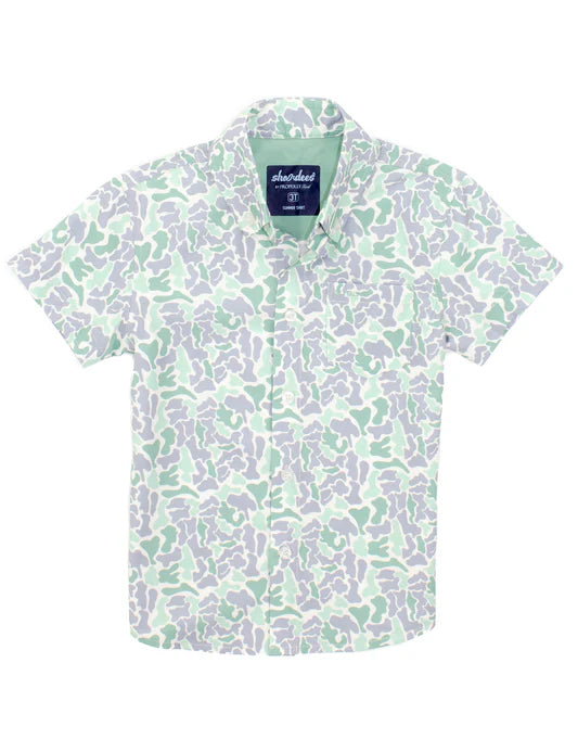 Shordees Shirt - Sage Camo