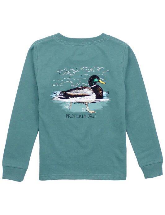 Swimming Mallard