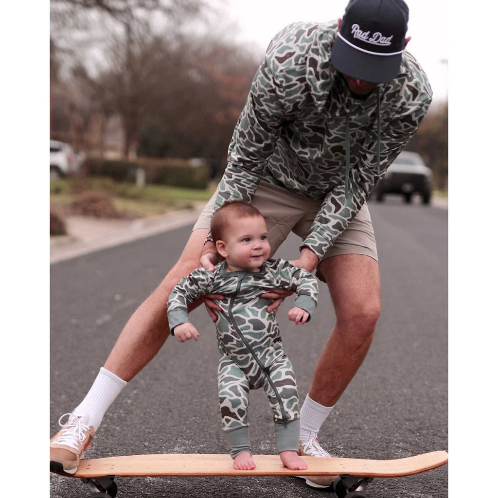 Baby Zip Up- Retro Camo