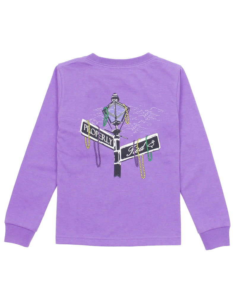 Rue Mardi Gras Long Sleeve Tee