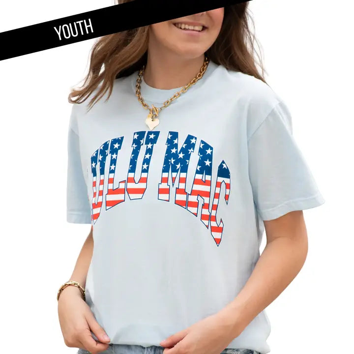 Stars and Stripes Chambray Lulu Mac T-Shirt