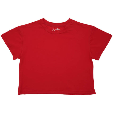 Boxy Tee- Solid Red