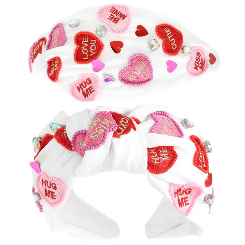 Valentine's Day Headband- Convo Hearts
