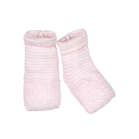 Solid Pink Knit Bootie