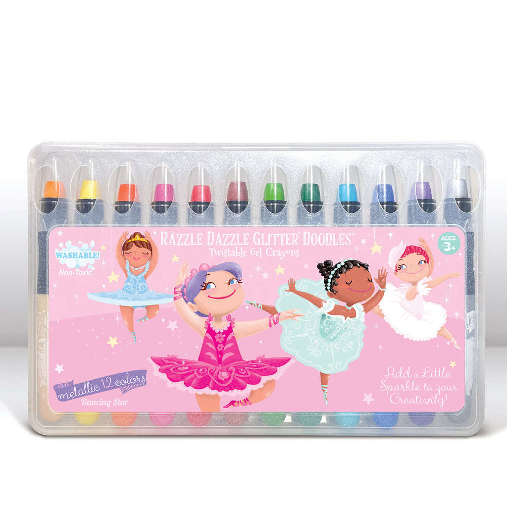 Glitter Doodle Gel Crayons- Dancing Star