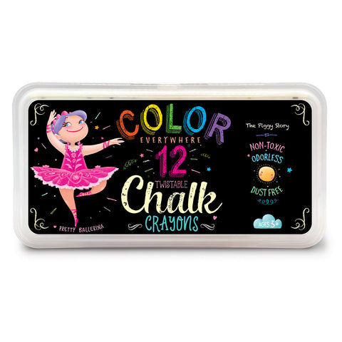 Color Everywhere Chalk Crayons- Pretty Ballerinas