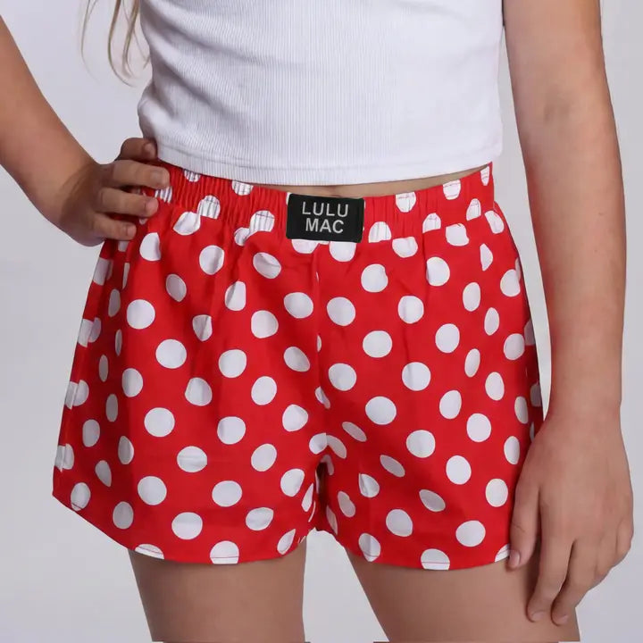 Red Polka Dot Shorts