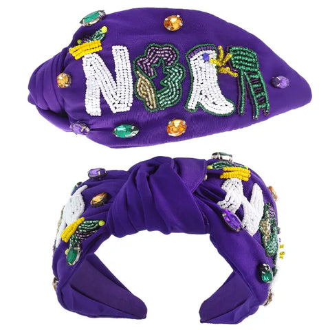 Nola Mardi Gras Headband