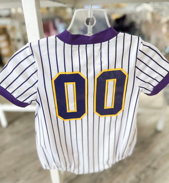 Boys Purple/Gold Jersey Bubble