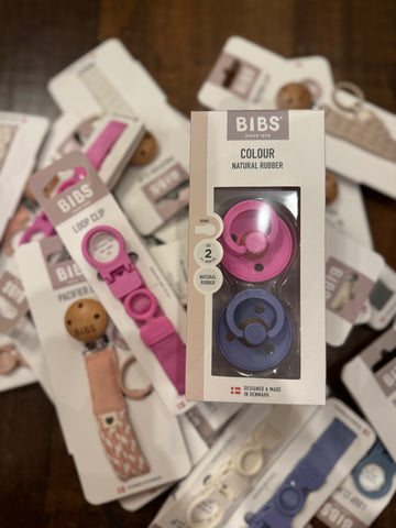 Bibs Pacifiers Girl Colors 2