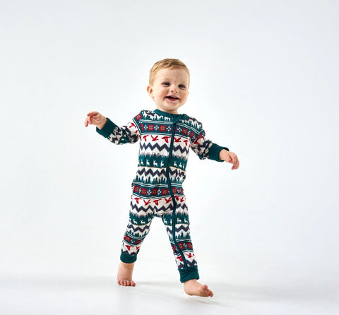 Baby Zip Up- Christmas
