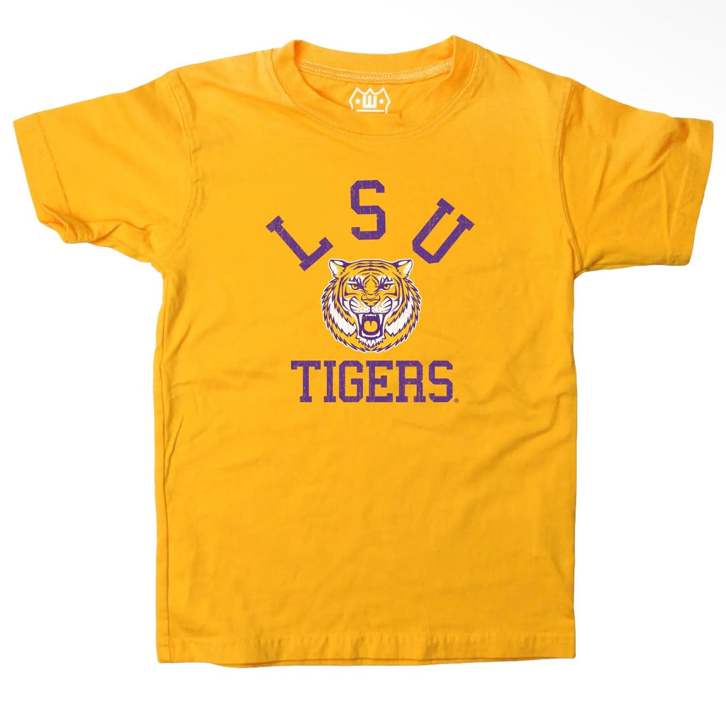 LSU Cotton Tee- Gold