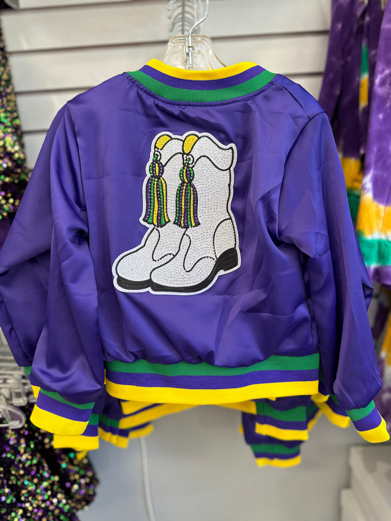 Satin Mardi Gras Boot Jacket