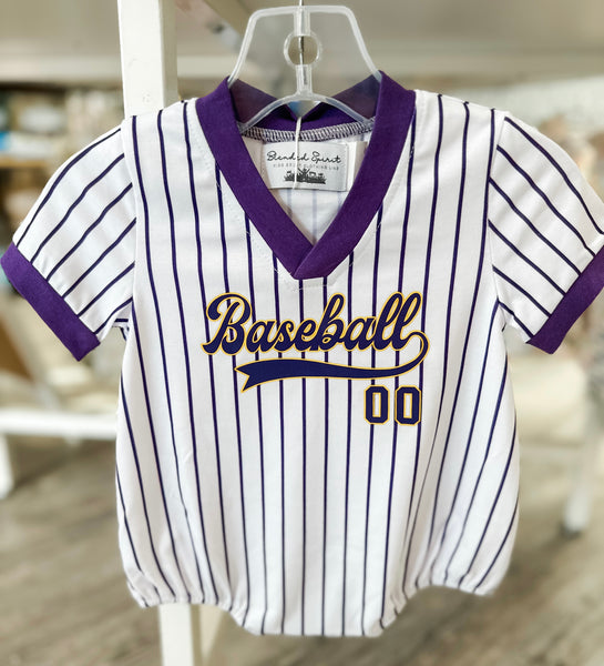 Boys Purple/Gold Jersey Bubble