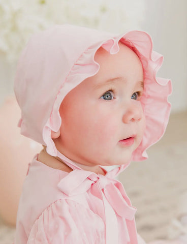 Baby Pink Bonnet