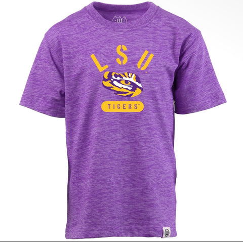 LSU SS Cloudy Yarn Eye of the Tiger Tee