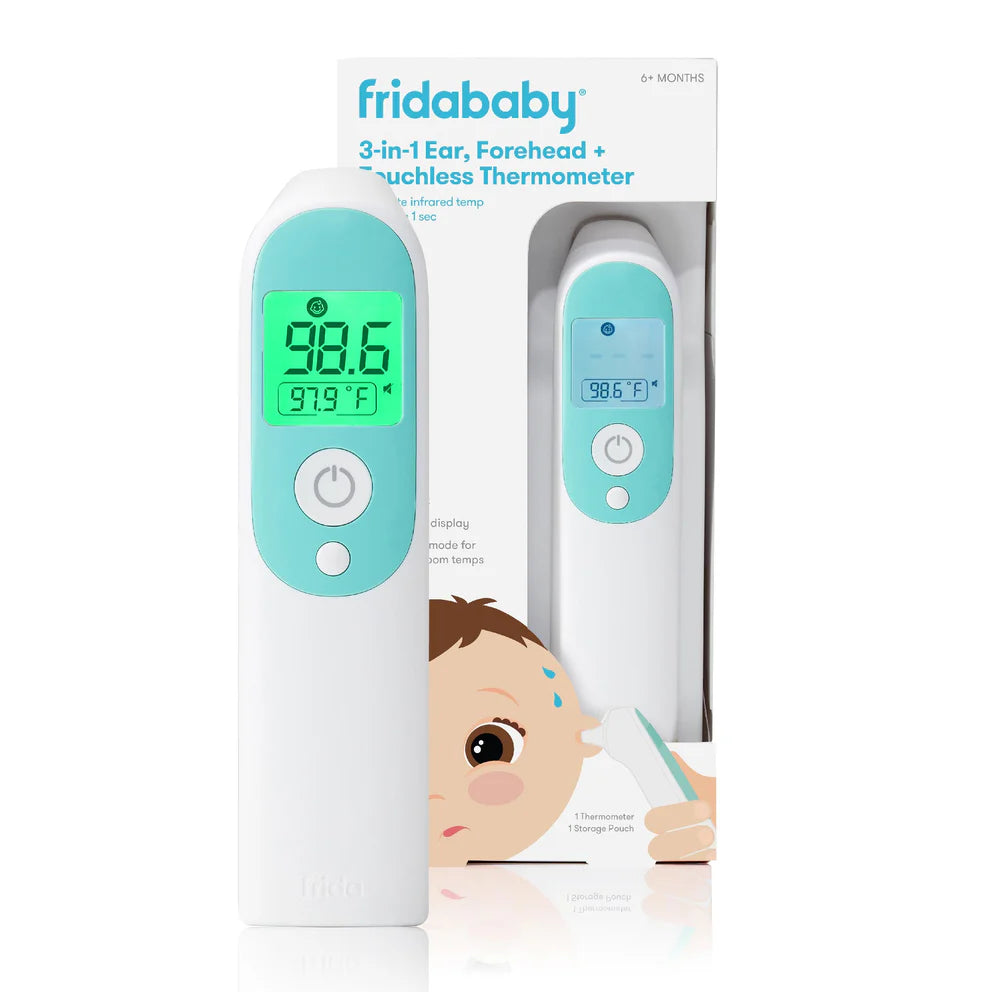 3- in-1 Ear, Forehead + Touchless Infrared Thermometer