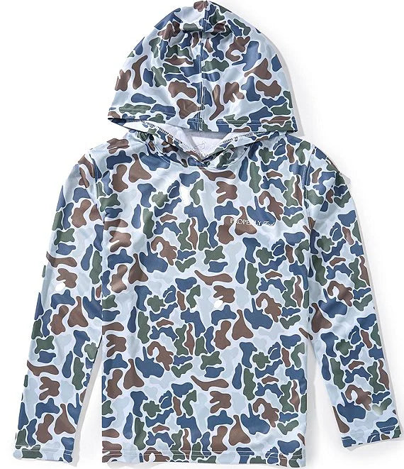 Boy's Performance Hoodie Terra Camo