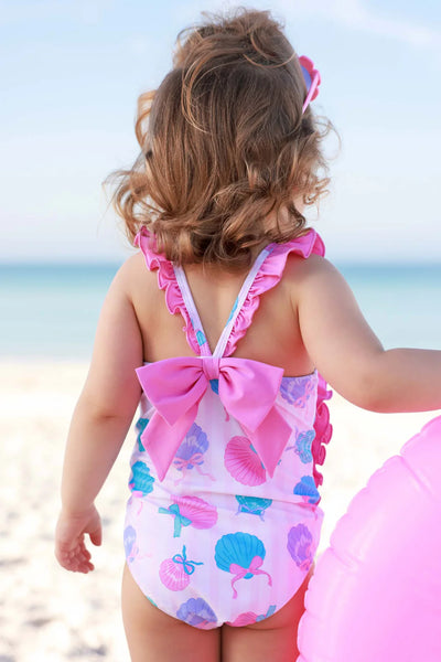 Double Ruffle One Piece | Seaside Cutie