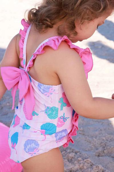 Double Ruffle One Piece | Seaside Cutie