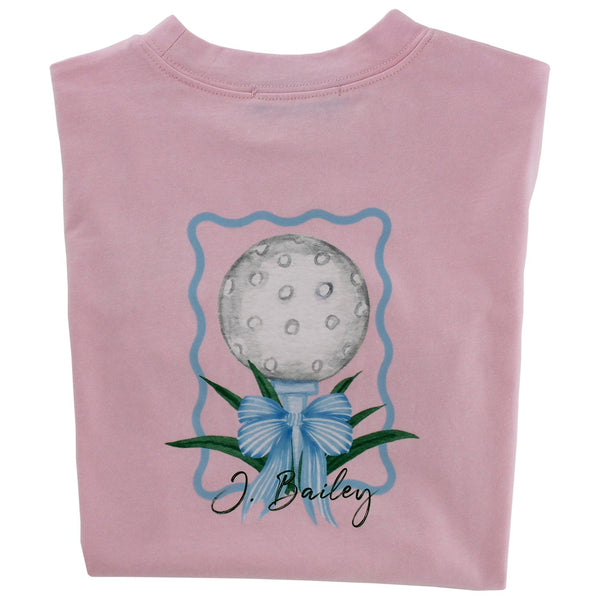 Girl's Golf Logo Tee