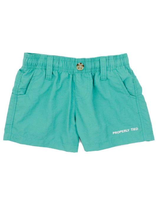 Soft Green Mallard Shorts