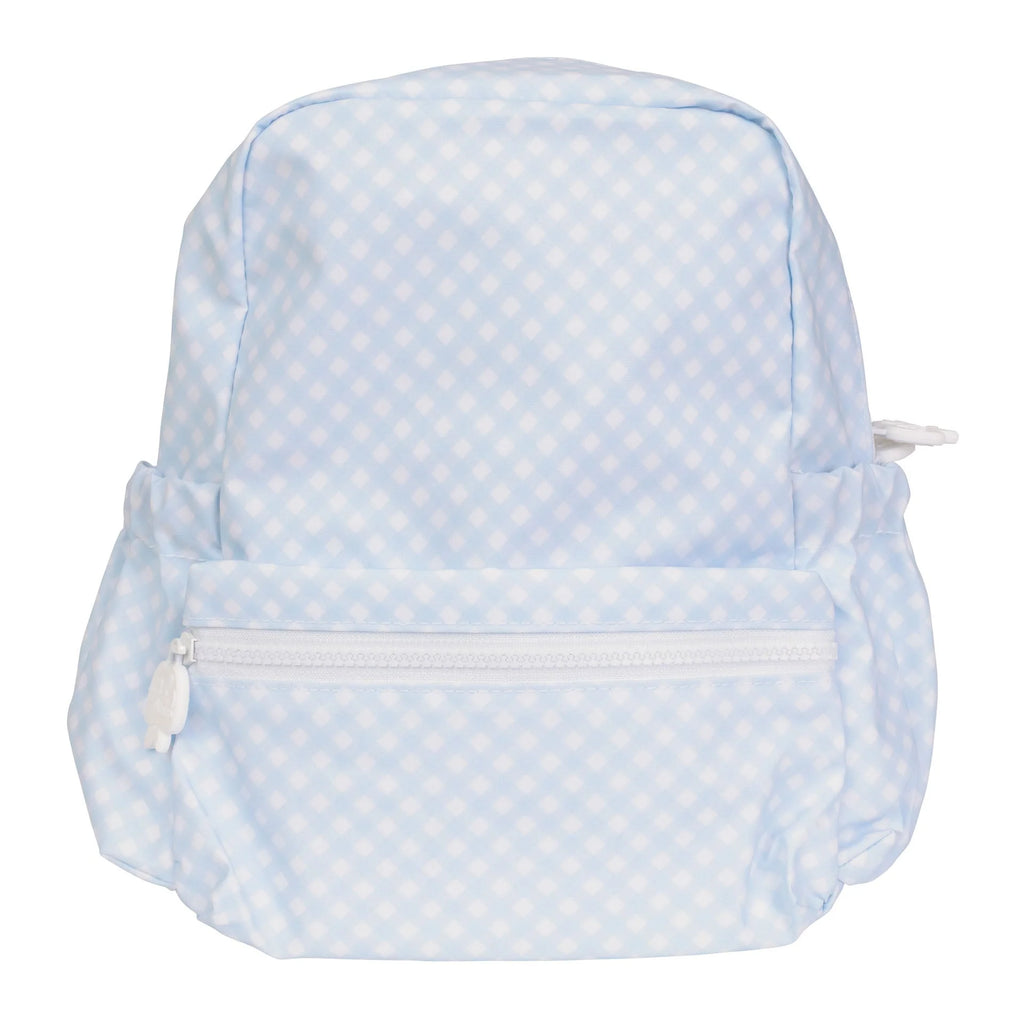 The Backpack- Blue Gingham