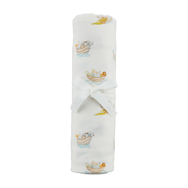 Noah's Ark Soft Knit Swaddle