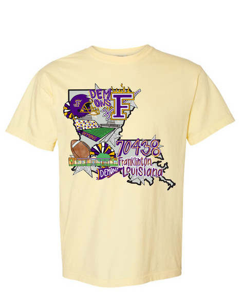FHS State Spirit Tee- Comfort Colors