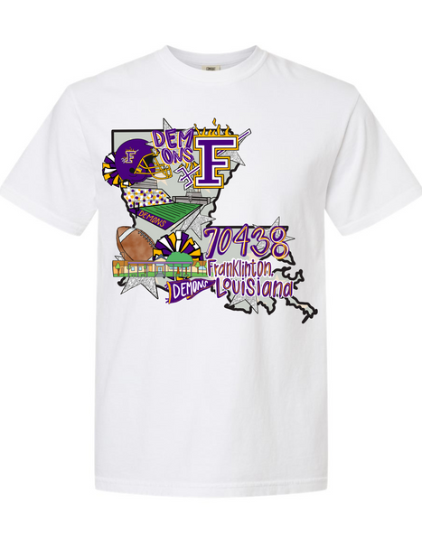 FHS State Spirit Tee- Comfort Colors