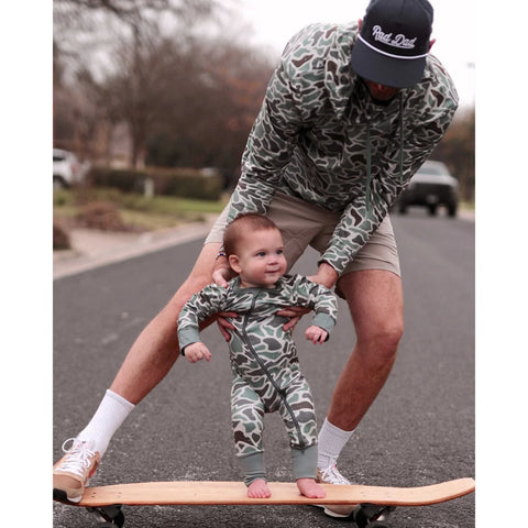 Baby Zip Up- Retro Camo