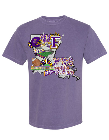 FHS State Spirit Tee- Comfort Colors