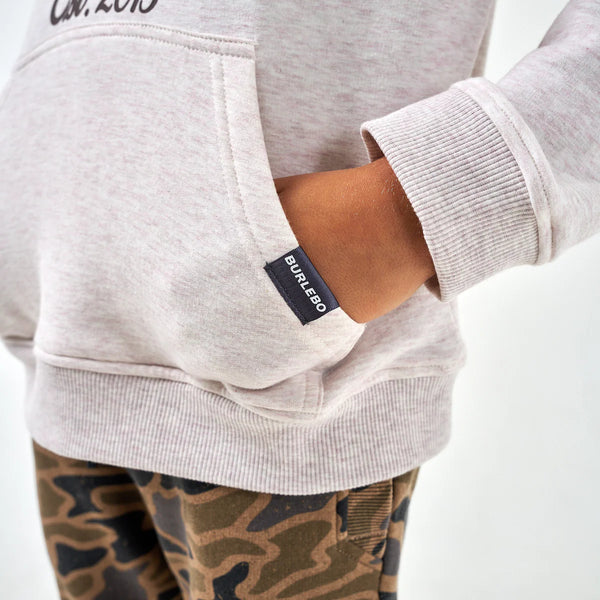 Whitetail Fleece Hoodie- Heather Oatmeal