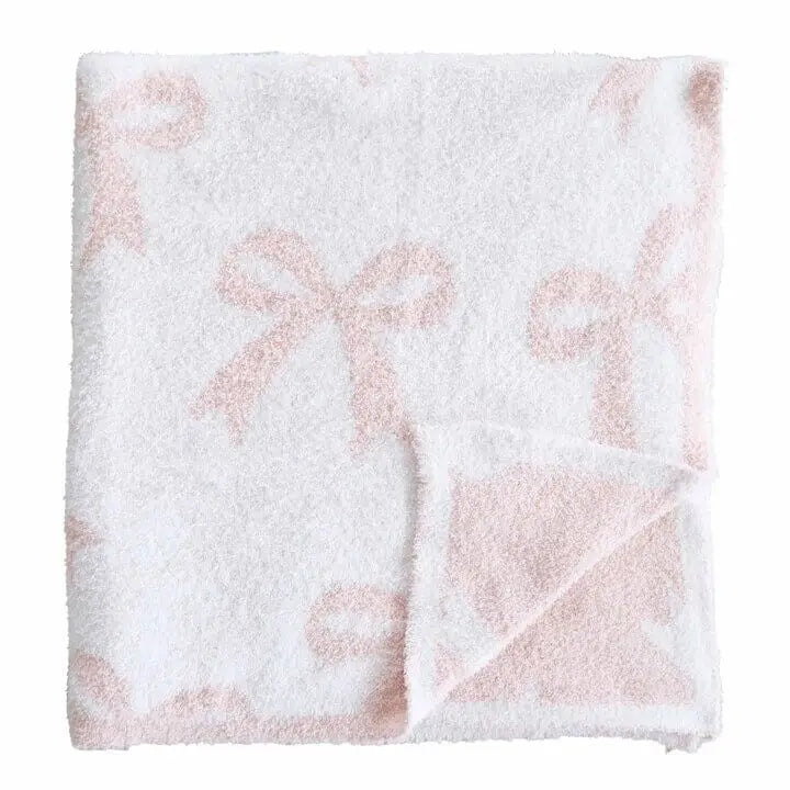 Cuddlelane™ Luxe Blankets | Bows 40x30