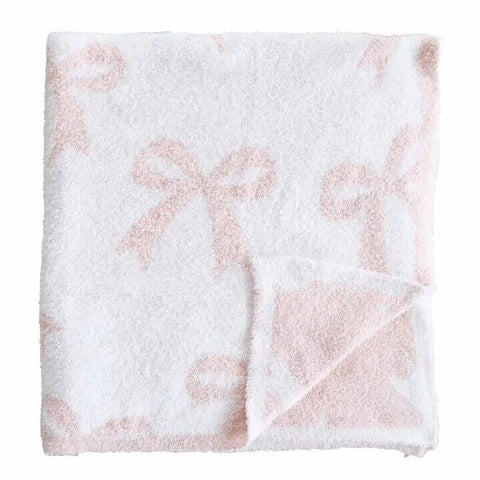 Cuddlelane™ Luxe Blankets | Bows 40x30