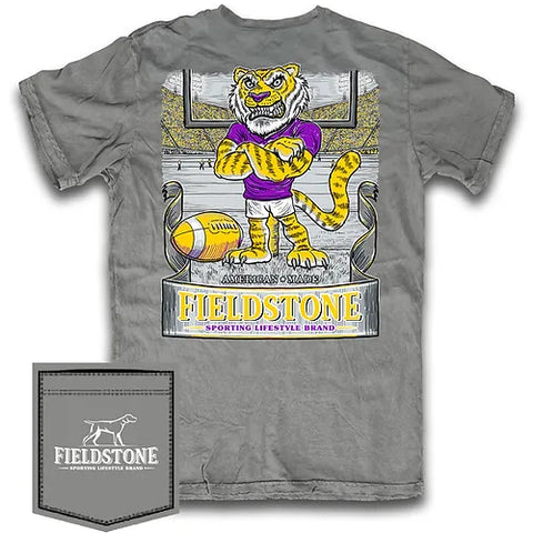 LSU Game Day Tee- Grey