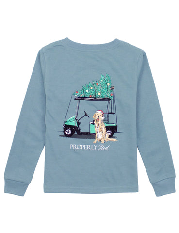 Santa's Caddy L/S Tee