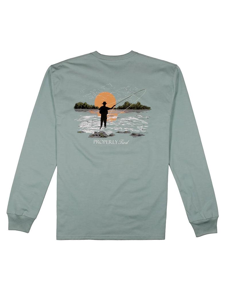 Boys Fly Fishing