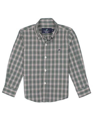 Boys Seasonal Sport Shirt Mistletoe