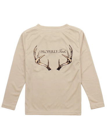 Performance Tee LS Vintage Antler