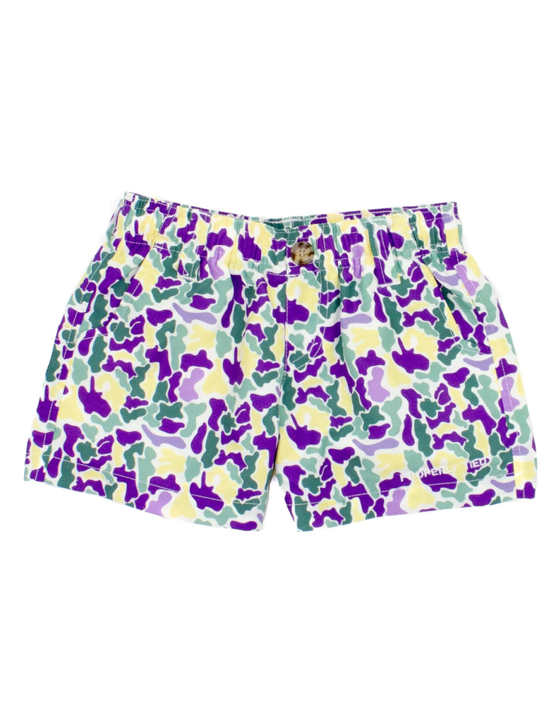 Mardi Gras Camo Shorts