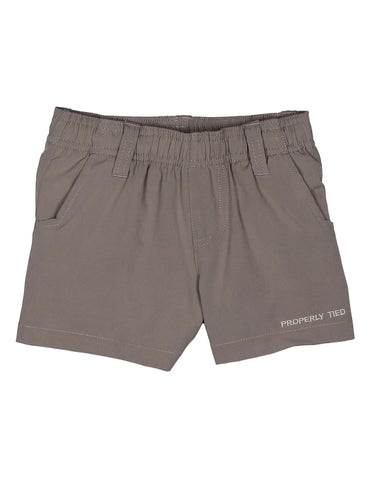 Boy Pintail Shorts- Chrome Grey