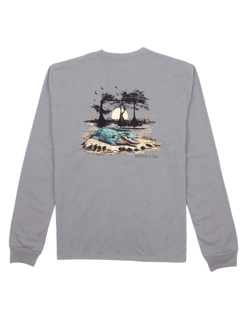 Bayou Gator LS Tee