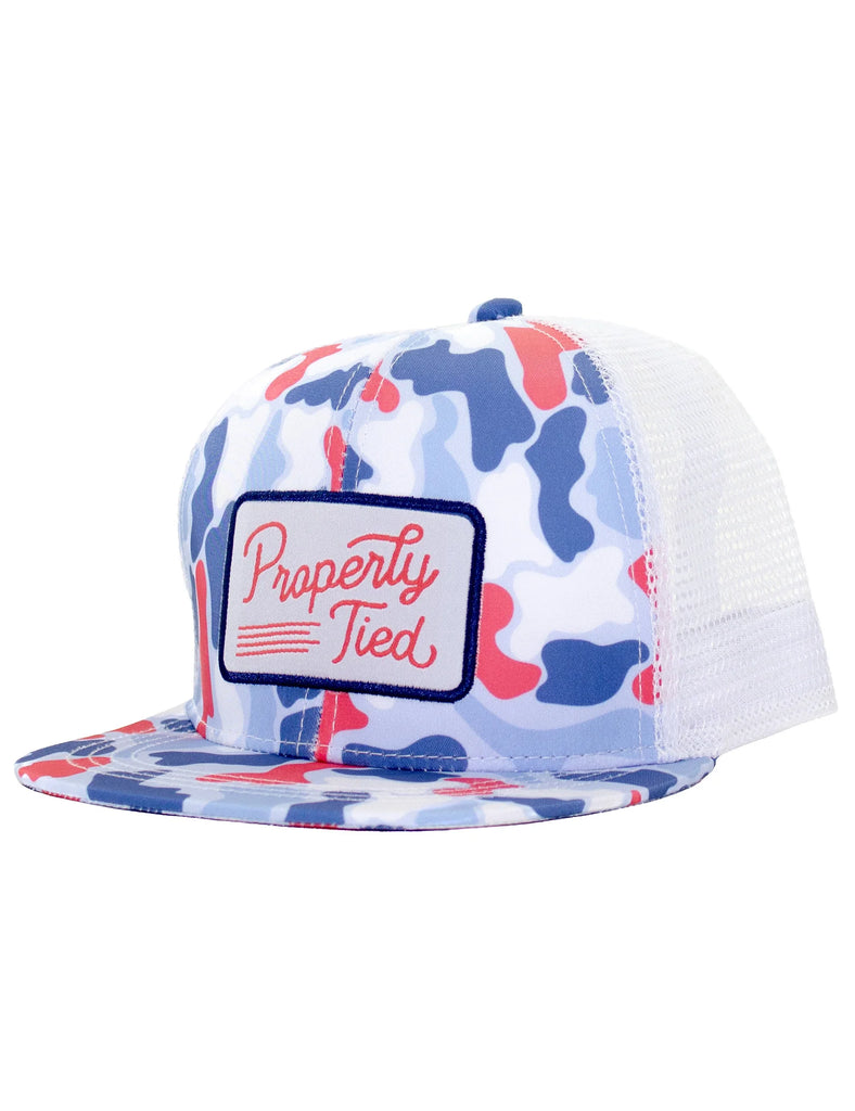 Boys Sportsman Rope Hat Americana Camo