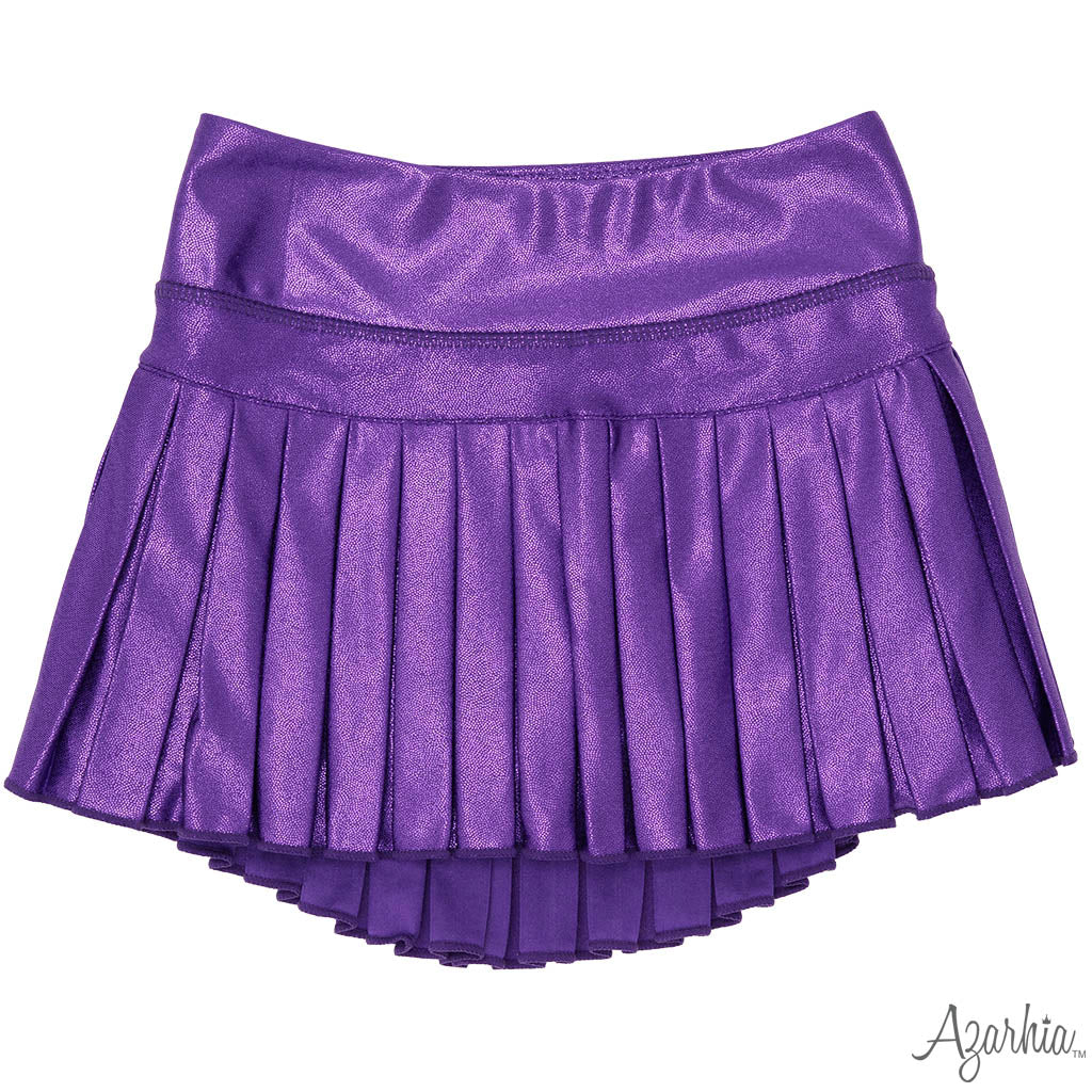 Mini Pleated Skort Purple Shimmer