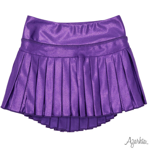 Mini Pleated Skort Purple Shimmer
