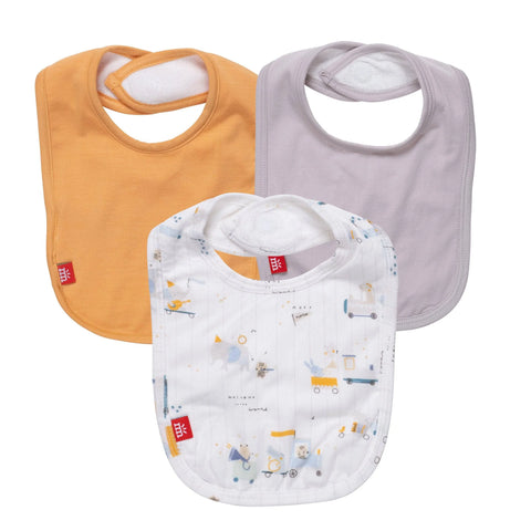 Traditional Bibs 3PK-Welcome Wagon