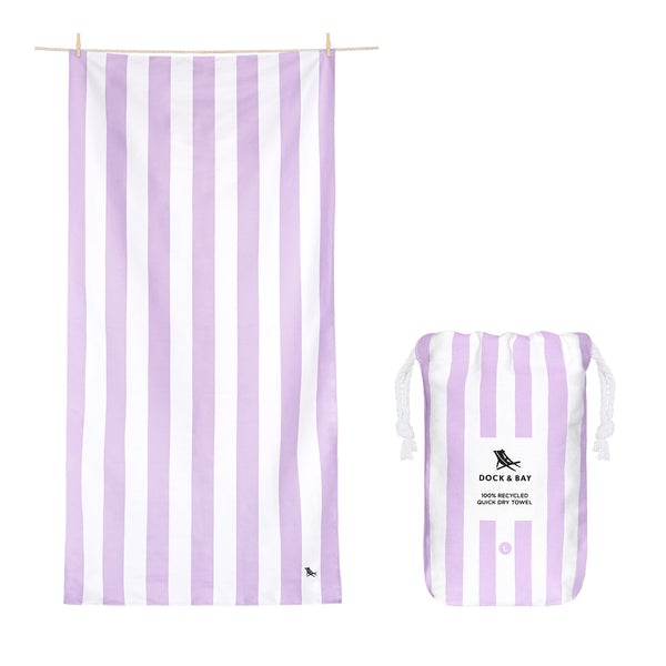 Large 63X35 BEACH TOWELS - SUMMER - Lomback Lilac
