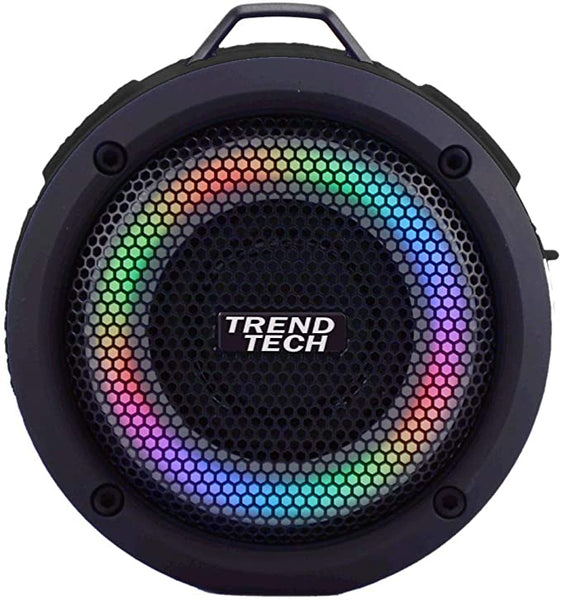 Dorm Blaster Super Sound Waterproof LED Speaker - Light up, All Weather Bluetooth Speaker - Superior Sound and Quality (Black)