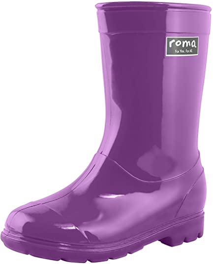 Kids Abel Rain Boots Purple